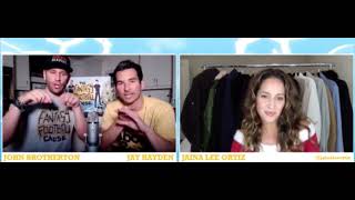 Jaina Lee Ortiz on quotThe Fantasy Football Causequot with Jay Hayden  Part 1 [upl. by Renaxela735]