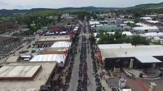 2015 Sturgis Motorcycle Rally 4K Drone Footage from Above [upl. by Felise995]