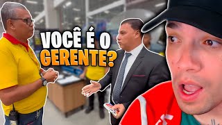 Dilson Batista chamou a policia pra gerente de mercado [upl. by Annahsirhc288]