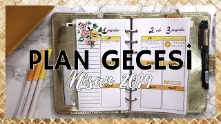 BENİMLE PLANLAYIN  Nisan 2019 Plan Gecesi [upl. by Eimmaj]