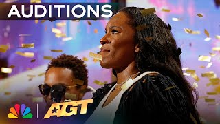 Liv Warfield Receives GOLDEN BUZZER from Simon Cowell For Original quotStarequot  Auditions  AGT 2024 [upl. by Eerpud]