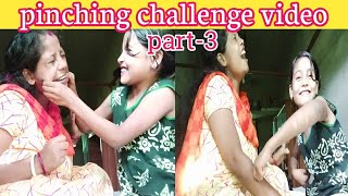 🤣pinching challenge😜part3😂funny video😂 challenge video😂 [upl. by Amahs]