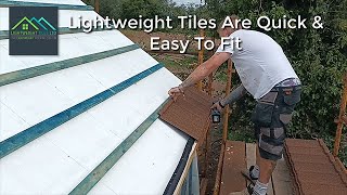 Quick Demo Showing How To Fit Lightweight Tiles [upl. by Edniya947]