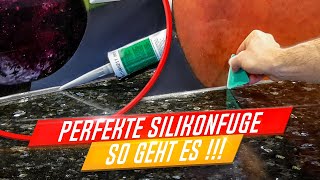 Silikonfugen richtig ziehen Silikonfugen erneuern Tutorial für Anfänger und Fortgeschrittene [upl. by Itnuahsa]