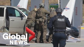 Nova Scotia shooting Multiple dead including one RCMP officer after shooting spree [upl. by Welcher]