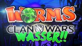 Wasserchaos ★ WORMS CLAN WARS Lets Play [upl. by Sanger204]