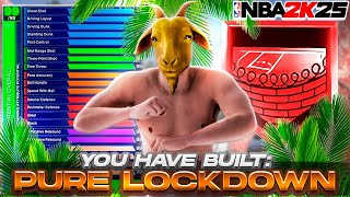 This quot3 and D POINTquot is the BEST PURE SHOOTING LOCKDOWN on NBA 2K25 BEST BUILD 2K25 [upl. by Elstan]