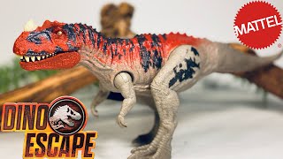 Mattel Dino Escape Roar Attack Ceratosaurus Review Jurassic World Camp Cretaceous [upl. by Ecyor966]