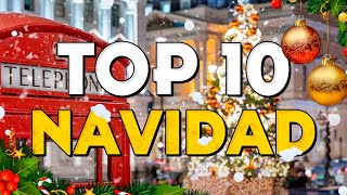 🎄 TOP 10 Ciudades para Pasar NAVIDAD⭐️ Mejores Ciudades Navideñas [upl. by Aihsaei755]