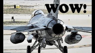 F16 TAKEOFF Unrestricted Climb [upl. by Adnuhsat621]