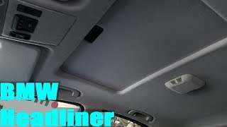 E39 BMW Headliner ReWrap Part 4 of 4 [upl. by Ajiak]