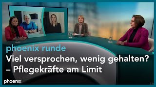 phoenix runde Viel versprochen wenig gehalten – Pflegekräfte am Limit [upl. by Chlori]