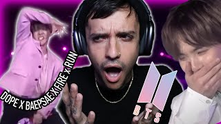 BTS BRINGING THE HYPE  DOPE​BAEPSAE​FIRERUN​ LIVE REACTION [upl. by Ased908]