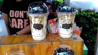 Street Food Grass Jelly Milk 🥛🍨❤️😘 [upl. by Casady908]