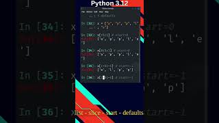 Python 312  full course  list  slicing 4 [upl. by Narat20]