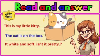 Reading Comprehension  Lets Read  Kinder and Grade 1  read and answer [upl. by Eleon385]