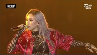 CL  나쁜 기집애  HELLO BITCHES amp 2NE1  FIRE  내가 제일 잘 나가 in 2015 MAMA [upl. by Llenna]