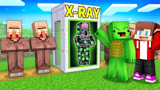 Why Did Mikey and JJ SCAN Villagers with XRAY in Minecraft Maizen [upl. by Drolet]