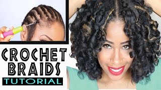 How To CROCHET BRAIDS w MARLEY HAIR  ORIGINAL norod technique [upl. by Armilla279]