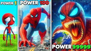 Weakest to STRONGEST SPIDERMAN in GTA 5 [upl. by Rotce]