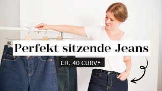 DIE Jeans für den schönsten Hintern  Perfekt sitzende Skinny Jeans Gr 3840  Das weiße Reh [upl. by Ihcego871]