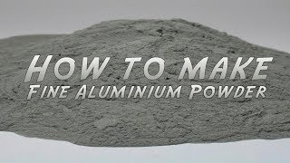 How to make fine Aluminium Powder [upl. by Held]