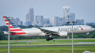 36 NONSTOP TAKEOFFS amp LANDINGS ✈ Plane Spotting CLT Charlotte Douglas at International [upl. by Nilak]