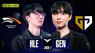 GENG x HLE  Jogo 1  MD5  Playoffs  LCK Spring 2024 [upl. by Fax]