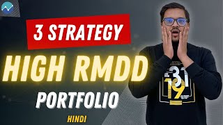 3 Strategy Options Trading Portfolio  Optimising for RMDD  Algo Trading India  AlgoTest [upl. by Milburr]