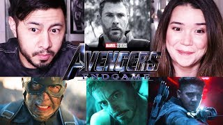 AVENGERS ENDGAME  OFFICIAL TRAILER REACTION  MAJELIV FAMILY REACTIONS [upl. by Ednutey336]