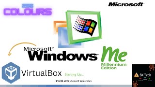 How to install Windows ME on VirtualBox  With 256 Colors [upl. by Eanar710]