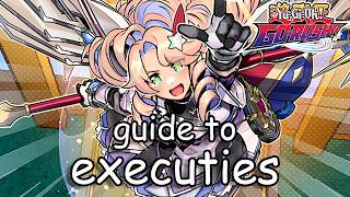 EXCUTIE GUIDE  EVERYTHING YOU NEED TO KNOW duel links [upl. by Ynohtnaeoj]