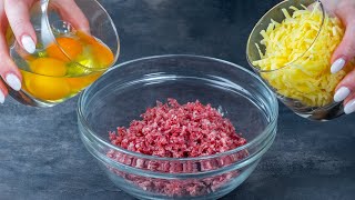 Squisito Grattugio il salame e lo mescolo con 3 ingredienti fantastico [upl. by Wain715]