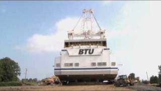 13MillionPound Dragline Crosses Central Indiana [upl. by Oettam3]