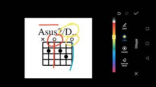 Asus2D Acorde para Guitarra 🎸 [upl. by Gill]