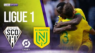 SCO Angers vs FC Nantes  LIGUE 1 HIGHLIGHTS  9192021  beIN SPORTS USA [upl. by Osmen753]