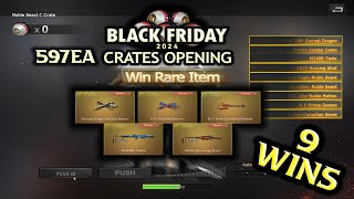 Black Friday 2024  597 EA Crates Opening  9 Wins  Crossfire West [upl. by Reivad]