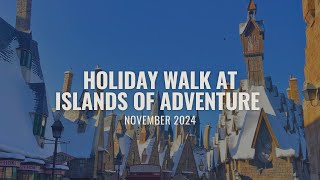 Holiday Walk at Islands of Adventure  November 2024  4K Walkthrough [upl. by Dorfman]