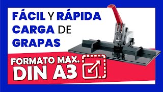 🅾️ Grapadora manual PROFESIONAL para papel de TACO Stago H 18 T [upl. by Arianie532]