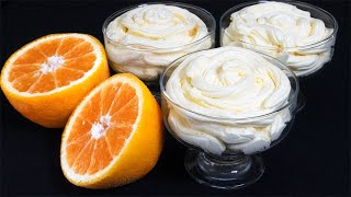 OrangenMousseDessert in 5 Minuten Ein erfrischendes Sommerdessert Jeder sucht nach diesem Rezept [upl. by Krispin785]