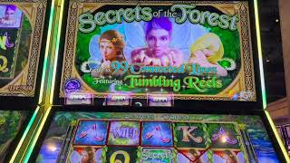 Winstar World Casino Secrets of the Forest Slot Machine [upl. by Bonar]