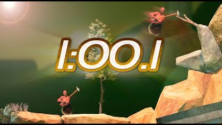 Getting Over It Speedrun World Record in 100152 [upl. by Ellimac]