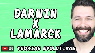 EVOLUÇÃO  DARWIN E LAMARCK  TEORIAS EVOLUTIVAS  Biologia com Samuel Cunha [upl. by Desireah278]