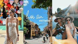 hoi an vietnam via motorcycle  hoi an city tour amp coconut boat ride [upl. by Keeryt]