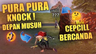 CEPCILL BERCANDA PURA PURA KNOCK DEPAN MUSUH  GARENA FREE FIRE [upl. by Huntlee]