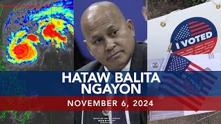 UNTV Hataw Balita Ngayon  November 06 2024 [upl. by Aniretak122]