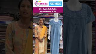 Basic Spun Nighties L XL size  Nighties wholesale and retail shop in Hyderabad The Womenza [upl. by Idur]