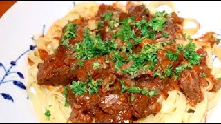 Ragoût dosso buco de veau fait en cocotte  Osso bucco de veau en ragoût  Recette  206 [upl. by Nabe227]