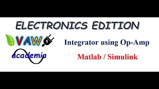 Integrator using Matlab  Simulink [upl. by Yznil366]