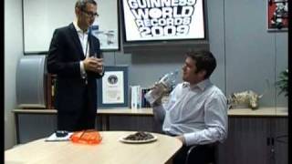 Most Jaffa Cakes eaten in one minute  Guinness World Records [upl. by Weider]